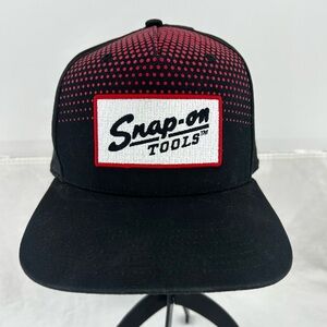 Snap On Tools Red/Black Hat SnapBack Flat Bill